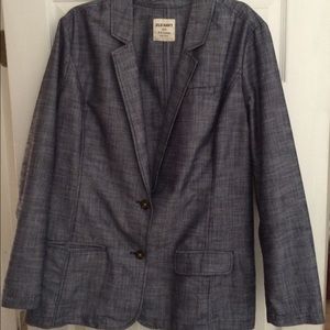 Blue jean blazer