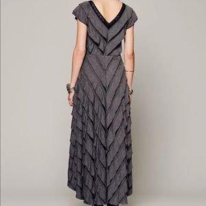 Free People FP X Mia cascading Ruffle Maxi Dress