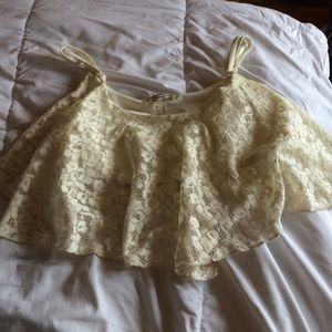 Lace crop top