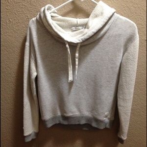 Gray cowl neck sweater