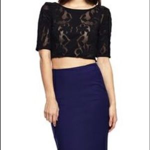 Black Crop Top