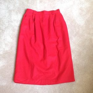 Red Vintage Requirements Skirt