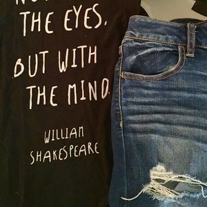 Bundle; AE Jeans & F21 tank