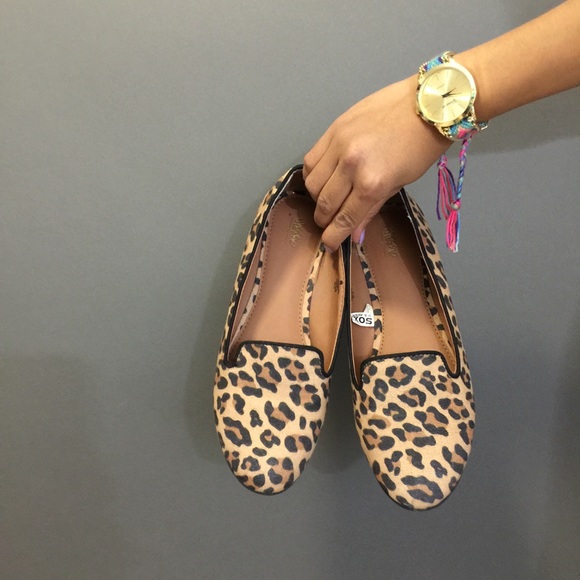 Leopard print loafer flats make an offer