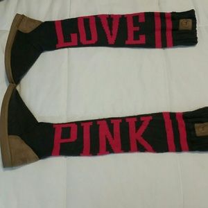 💓Victorias Secret PINK Sweater Boots💓