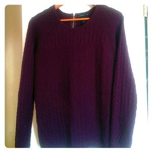 Marroon knit sweater Sz L for @enf4