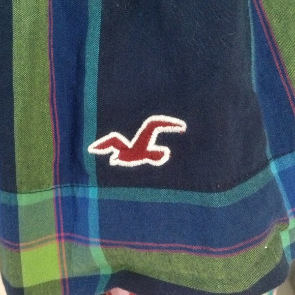 🚫BUNDLED🚫🆕 Hollister Blue Plaid Dress 💙☀️ - Picture 2 of 4