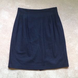 Navy blue vintage Briggs skirt
