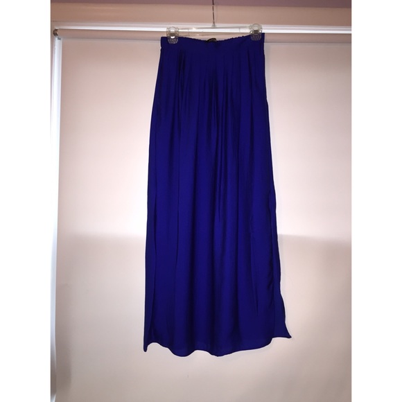 Royal Blue Maxi Skirt
