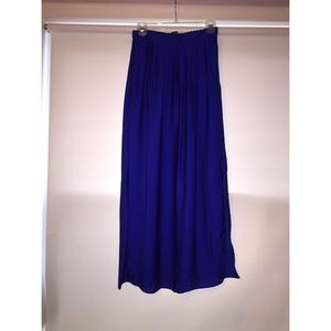 Royal Blue Maxi Skirt