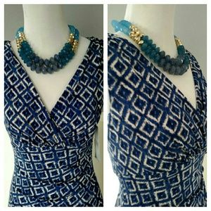 🎆RED! NWT Ralph Lauren Sleeveless Faux Wrap Dress