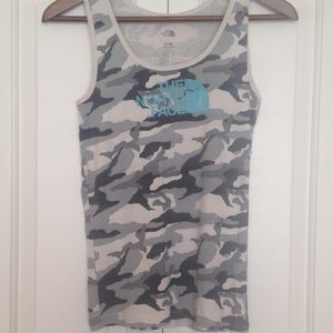 Camo North Face tank
