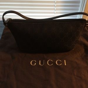 Gucci Brown Denim Small Tote Bag