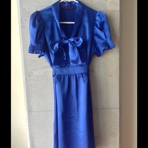 Royal Blue Betsy Johnson dress for @ suechesty
