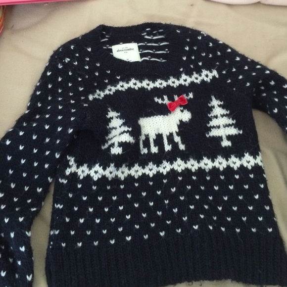 Abercrombie christmas sweater