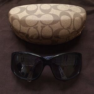 Coach Black Madeline Sunglasses