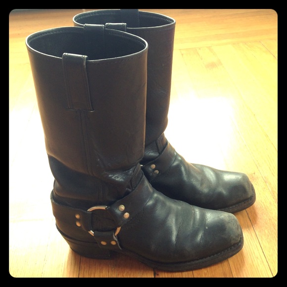 Frye harness boots