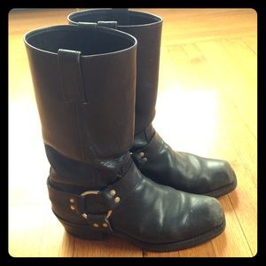 Frye harness boots