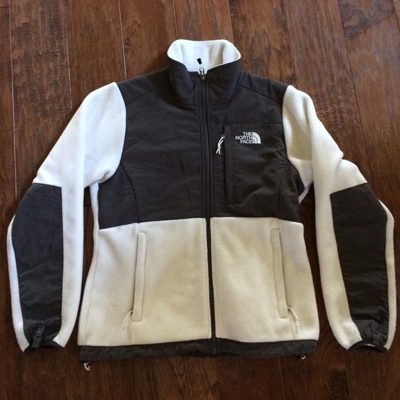 XS women's north face white/grey