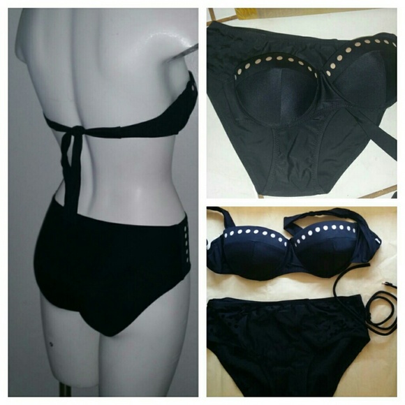 High Waist 2pcs Swimsuit - Picture 4 of 4