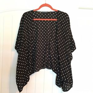 Brandy Melville Polka Dot Kimono Top