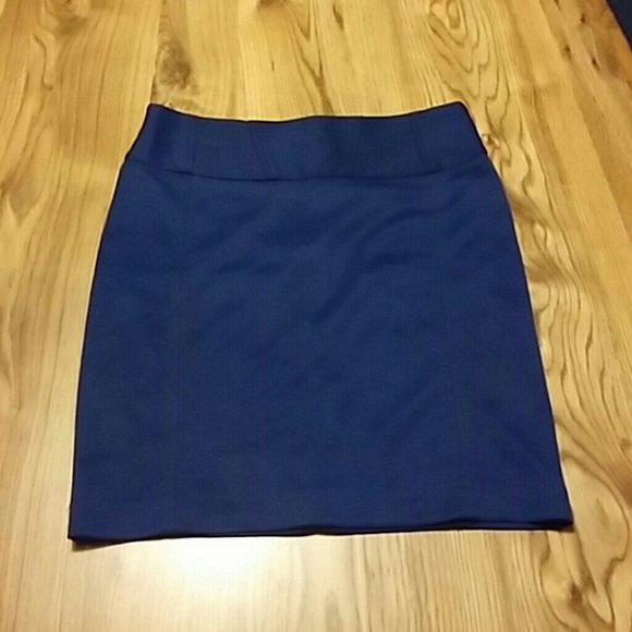 Charlotte Russe Blue Skirt