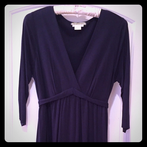 Velvet brand Navy maternity dress, size Med.
