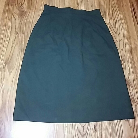 Dark Hunter Green Skirt