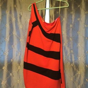 One shoulder forever 21 plus size dress