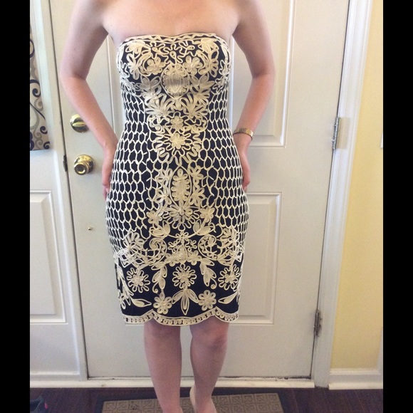 Beautiful Sue Wong strapless dress