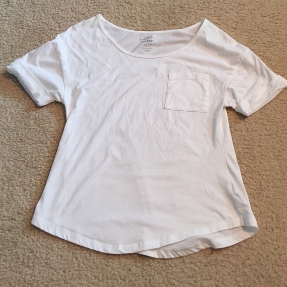 Pocketed Old Navy White Tee