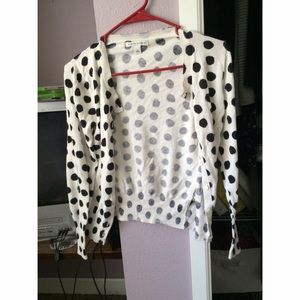 Polka Dot Banana Republic Cardigan