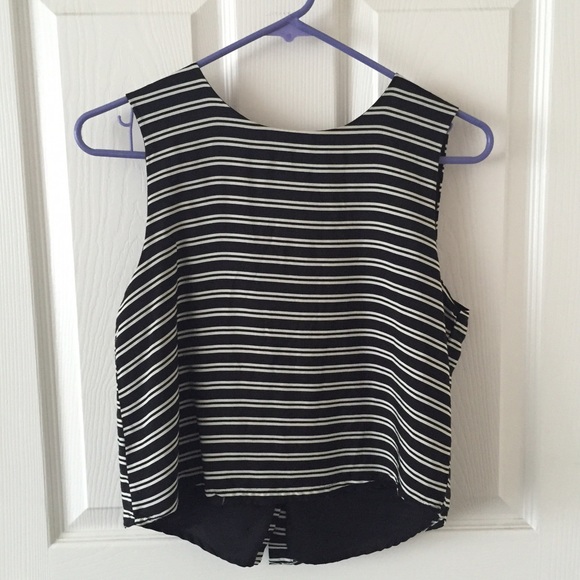 Striped Crop Top