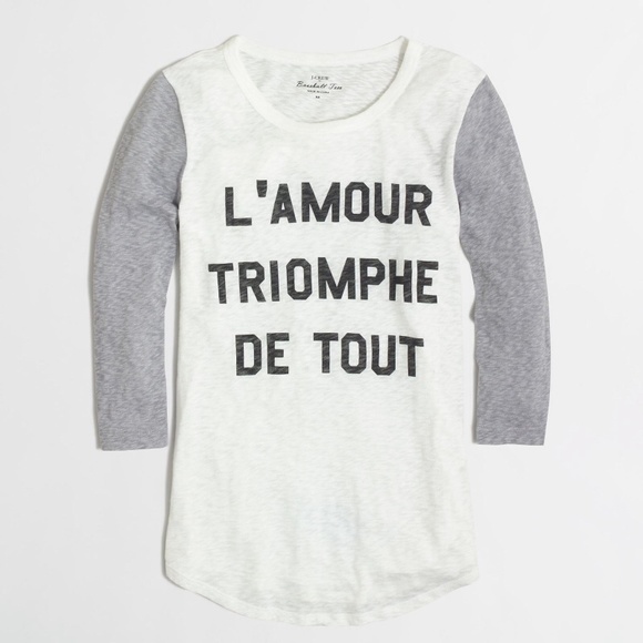 PM EDITOR & HP | love conquers all baseball tee | - Picture 4 of 4