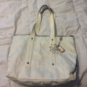 White coach purse