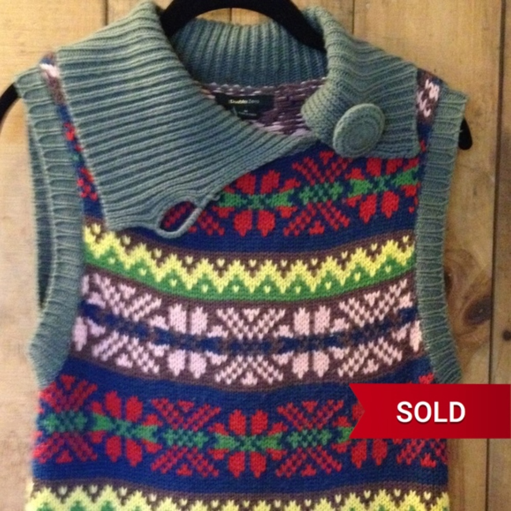 Tunic length sweater, cute!