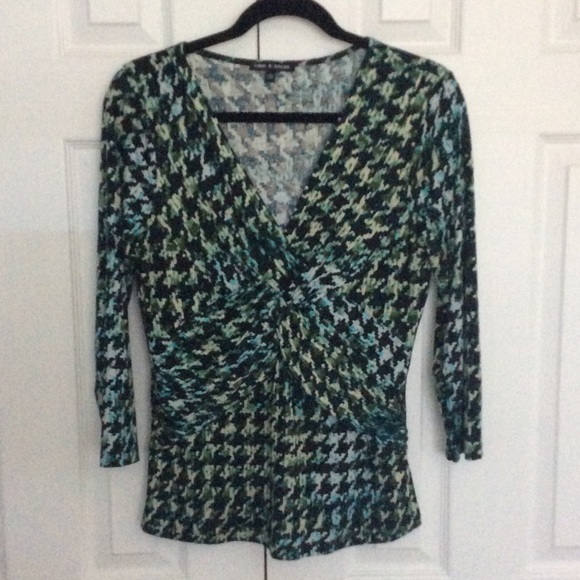 Blue print top