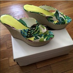 Floral Nine West Wedges for Dawn