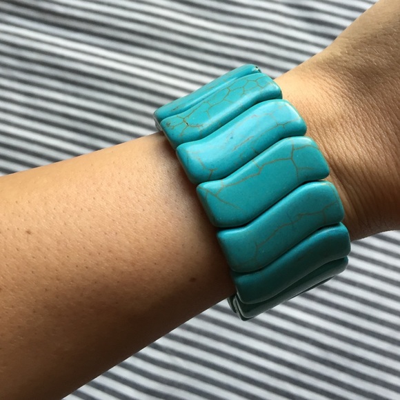 Real turquoise bracelet