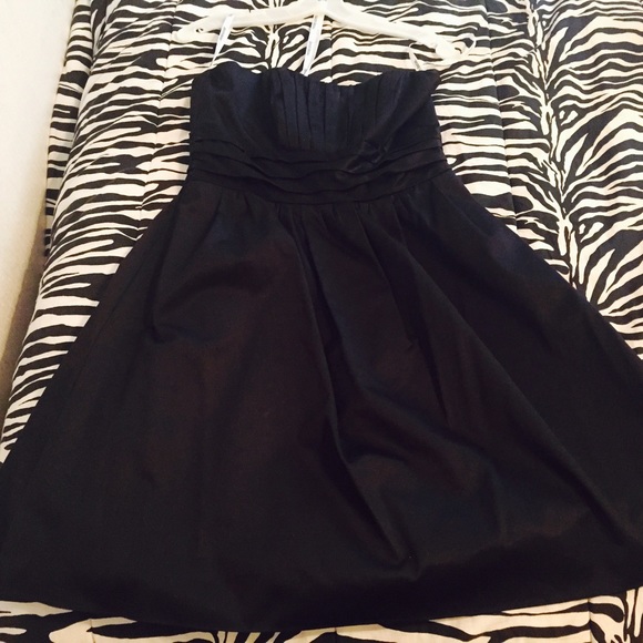 Black bridesmaid dress