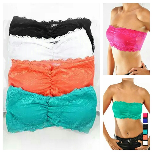 Lace bandeau bralette PICK TWO FOR $24