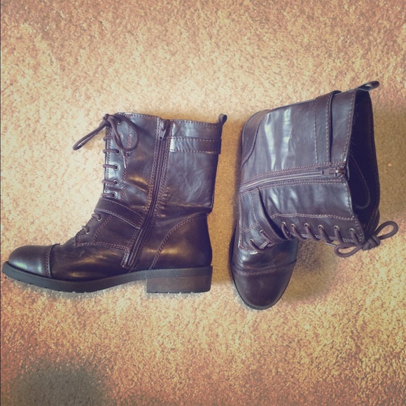Ankle Combat Boots