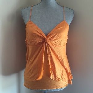 Banana Republic orange top tank spaghetti strap