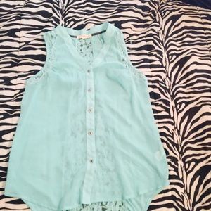 Sheer tank top