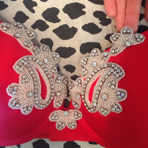 Beautiful Rhinestone Bra - Picture 2 of 4