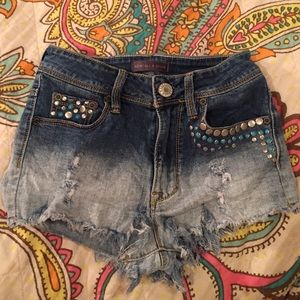 High waisted shorts