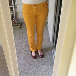 Mustard jeans