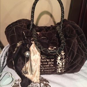 Beautiful detailed ,jeweled Juicy Couture handbag