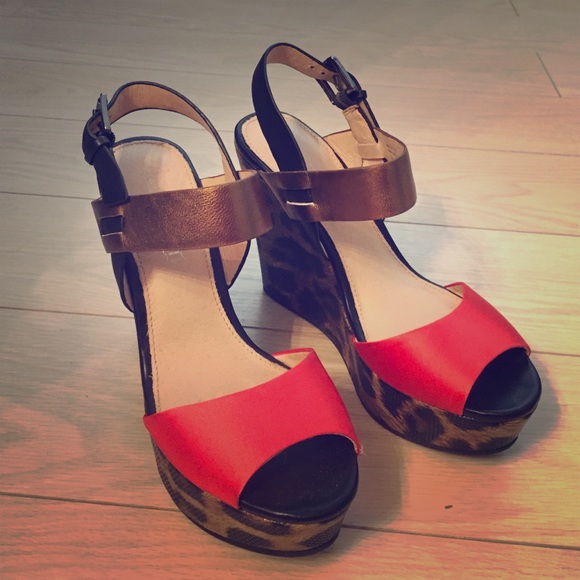 Aldo animal print platform