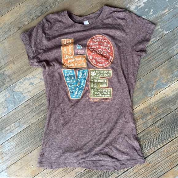 LOVE St. John t-shirt: kids size L (like women XS)